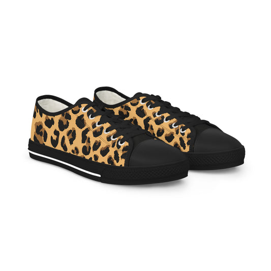Léopard - Baskets basses HOMME (noir ou blanc)