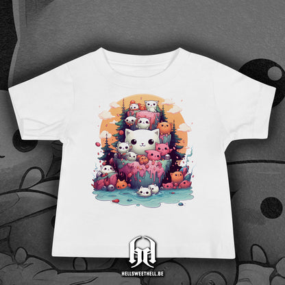 Chats Kawaii - T-shirt bébé et enfants