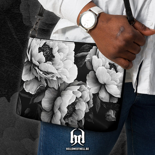 Dark Flowers - Sac à main en bandoulière