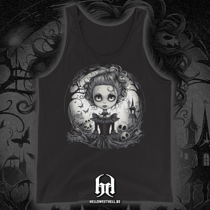 The girl with big eyes - Unisex tank top