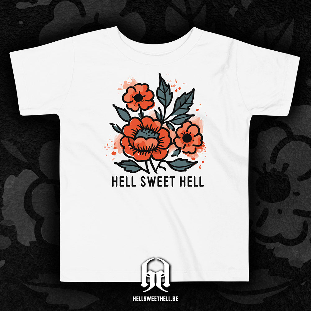 Design Floral Aquarelle Hell Sweet Hell - T-shirt enfants