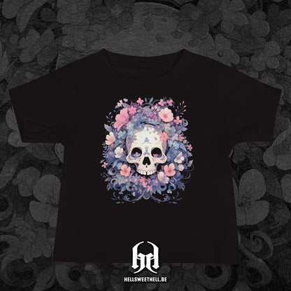 Squelette floral v2 - T-shirt bébé et enfant