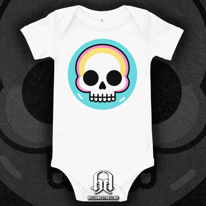 Mignon Squelette coloré - Body à manches courtes bébé et enfant
