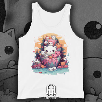 Kawaii Cats - Unisex Tank Top
