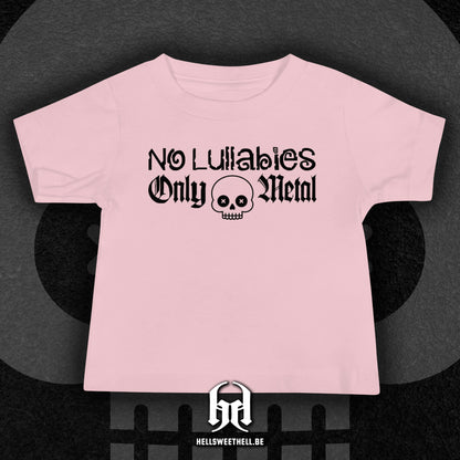 No Lullabies, Only Metal Logo Noir - T-shirt bébé et enfant
