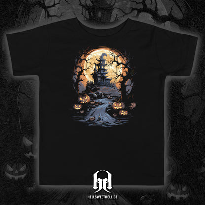 Château hanté Halloween - T-shirt enfants