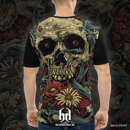 Skull Flowers - T-Shirt Unisexe