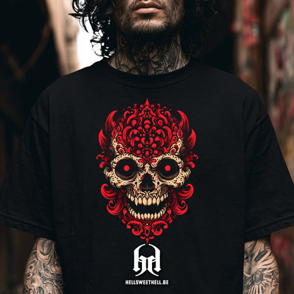 Crâne Ornemental Neo-Trad - T-shirt unisexe