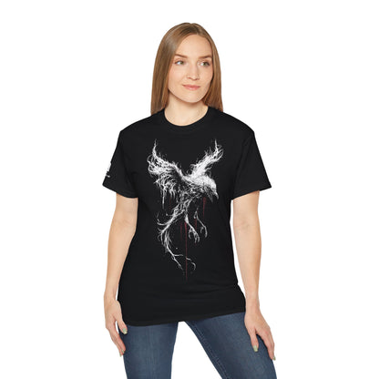 Corbeau Spectral Dark Artwork - T-shirt unisexe