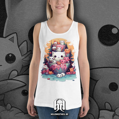 Kawaii Cats - Unisex Tank Top