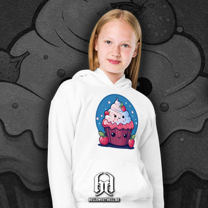 Kawaii Cupcake - Hoodie Sweatshirt voor kinderen en tieners