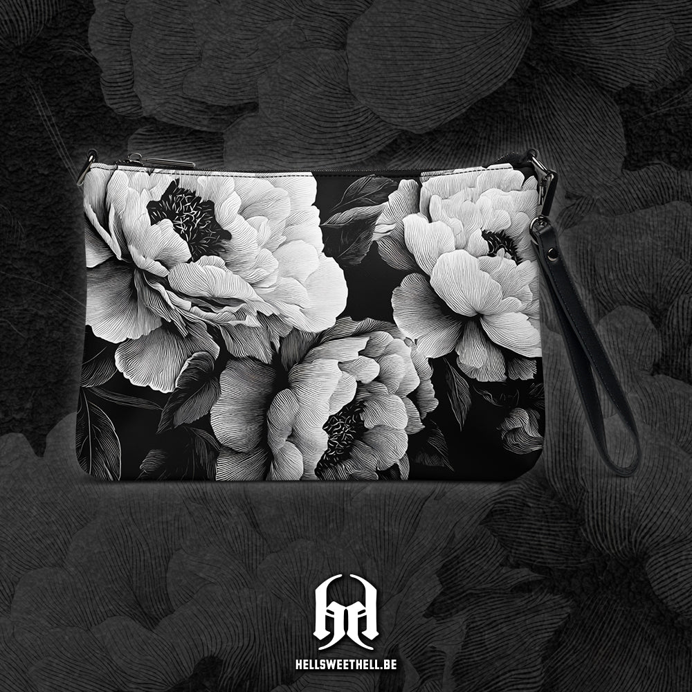 Dark Flowers - Sac à main en bandoulière