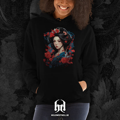 Geisha Japan v2 - Hooded Sweatshirt Hoodie