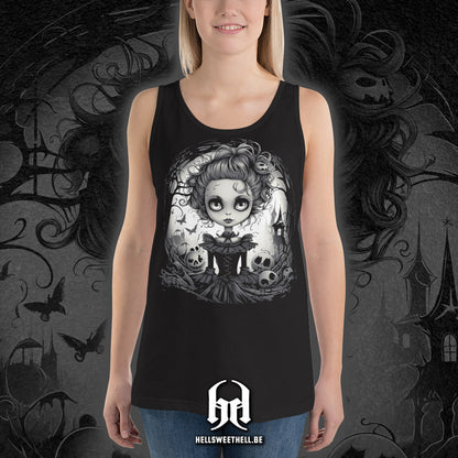 The girl with big eyes - Unisex tank top