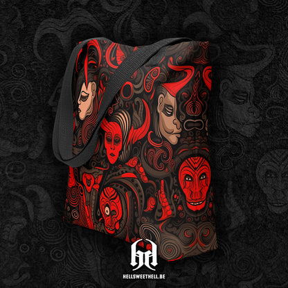 Démon de l'Enfer Illustration Japonaise v1 - Sac fourre-tout Tote bag
