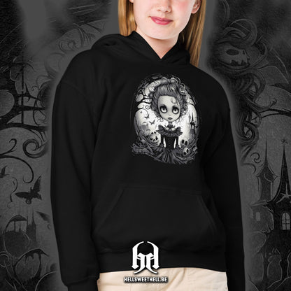 La jeune fille aux grands yeux - Sweat à capuche hoodie pour enfants et adolescents
