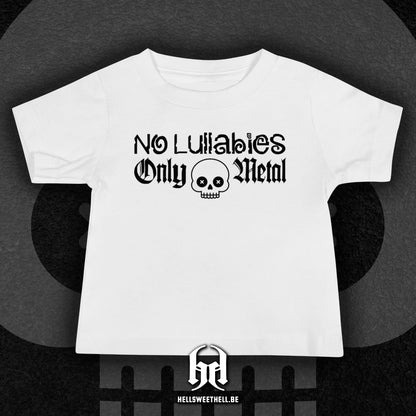 No Lullabies, Only Metal Logo Noir - T-shirt bébé et enfant