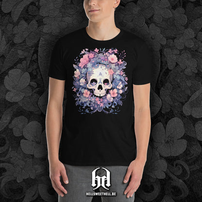 Squelette floral v2 - T-shirt unisexe