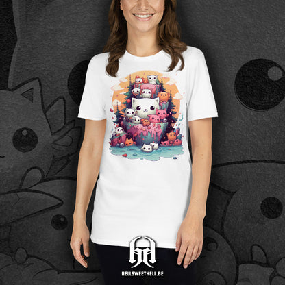 Chats Kawaii - T-shirt unisexe