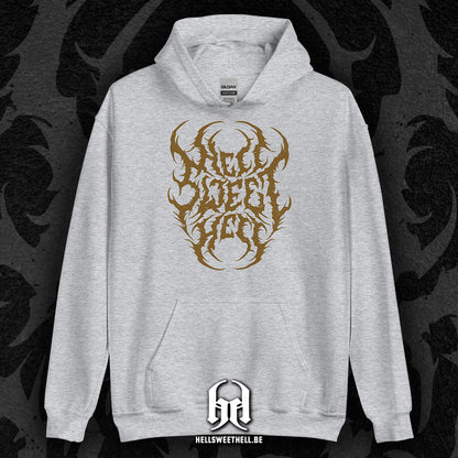 Hell Sweet Hell Logo Brown - Unisex Hooded Sweatshirt Hoodie