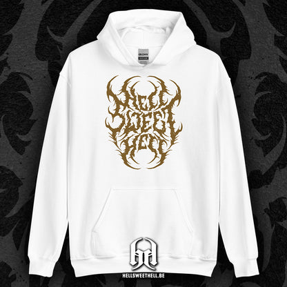 Hell Sweet Hell Logo Brown - Unisex Hooded Sweatshirt Hoodie