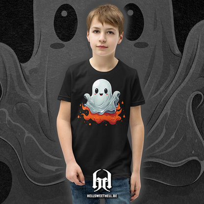 Fantôme Kawaii - T-shirt unisexe enfants et adolescents