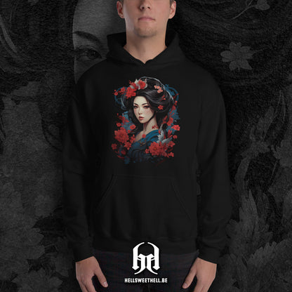 Geisha Japan v2 - Hooded Sweatshirt Hoodie