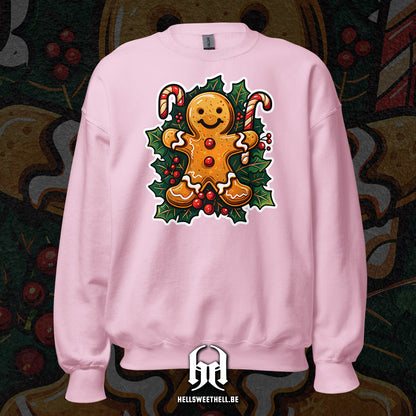 Le petit bonhomme en pain d'épice - Pull de Noël adultes