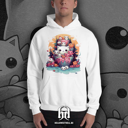 Chats Kawaii - Sweat à capuche hoodie