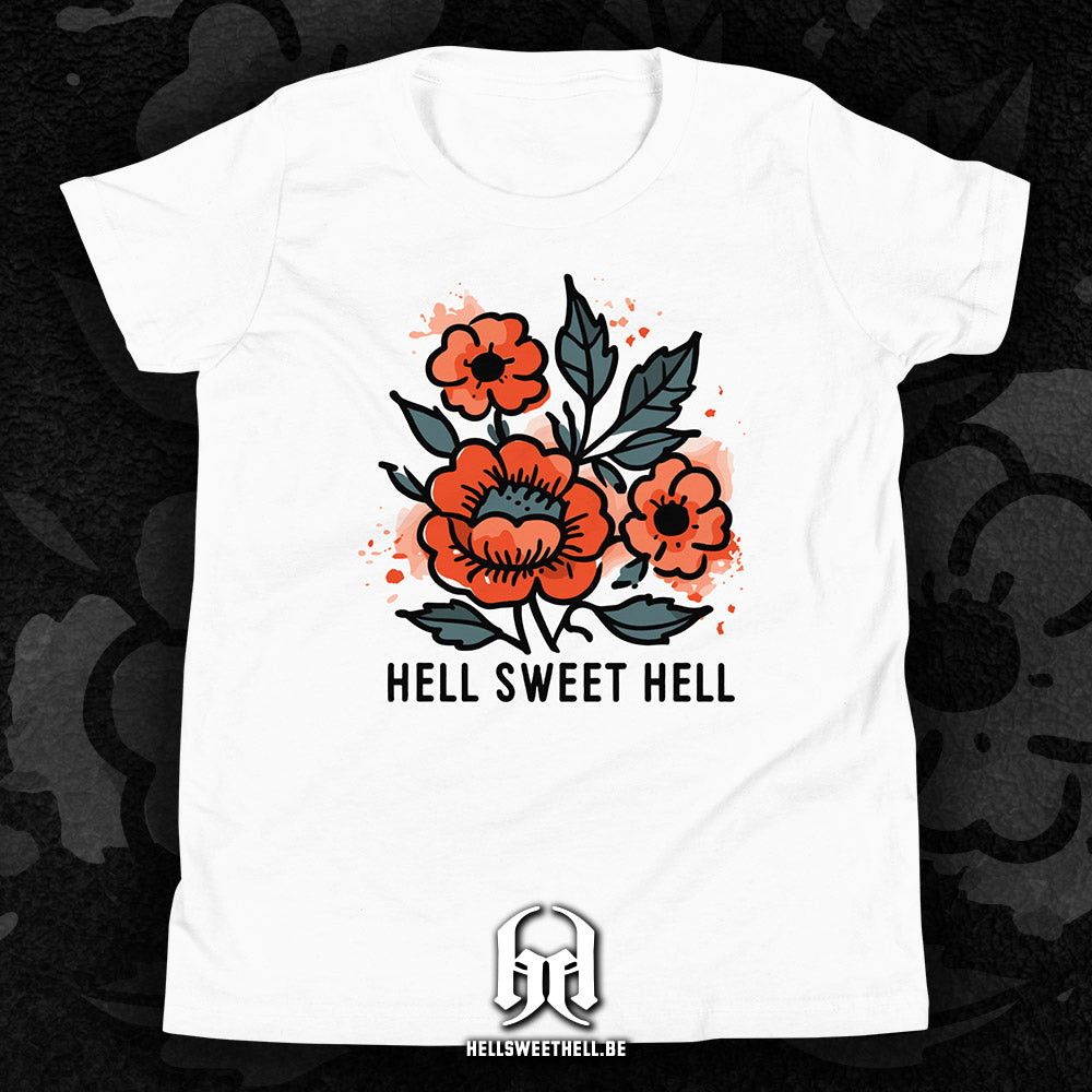 Design Floral Aquarelle Hell Sweet Hell - T-shirt unisexe enfants et adolescents