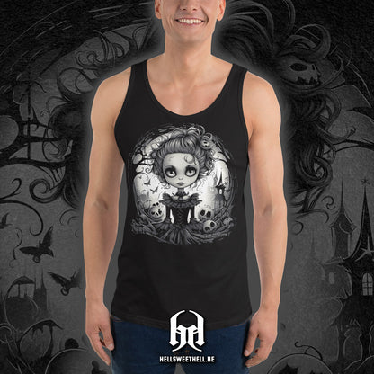 The girl with big eyes - Unisex tank top