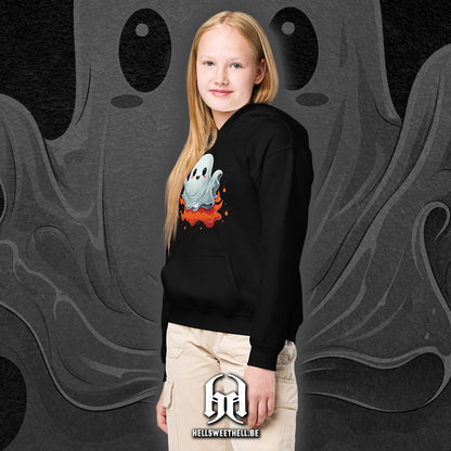 Kawaii Ghost - Hoodie Hoodie for Kids and Teens