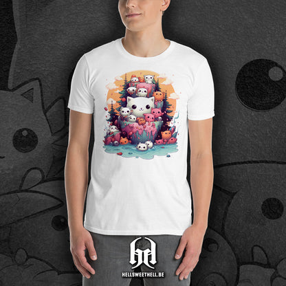 Chats Kawaii - T-shirt unisexe