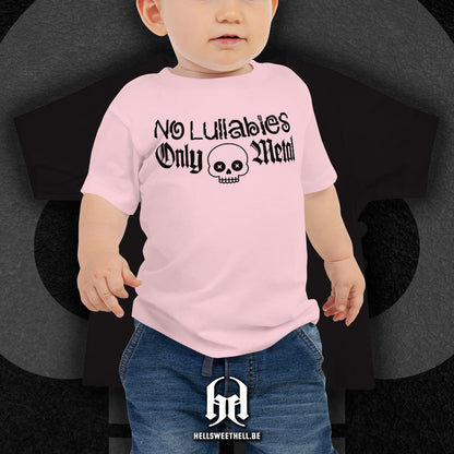 No Lullabies, Only Metal Logo Noir - T-shirt bébé et enfant