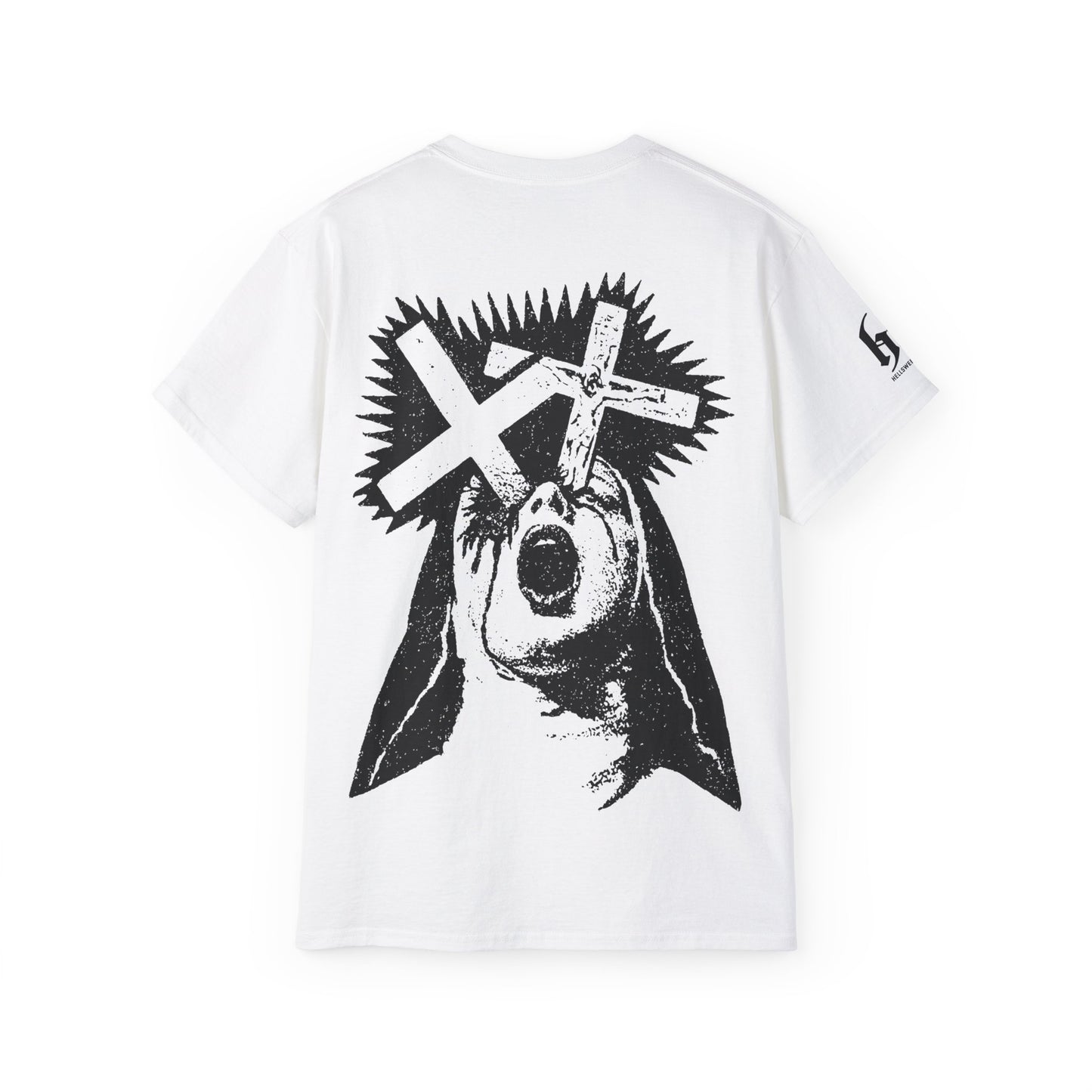 Screaming Nun Graphisme Horror Underground - T-shirt unisexe