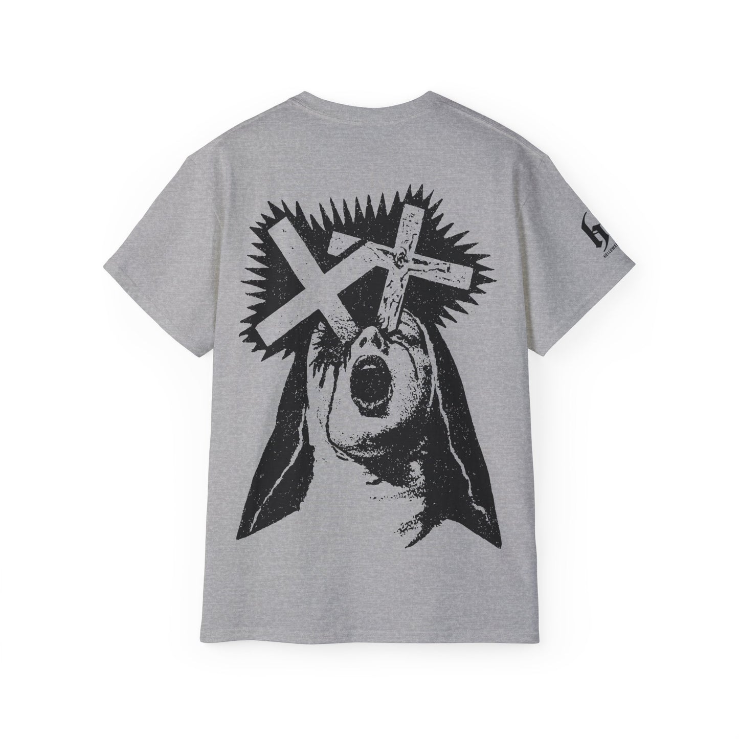 Screaming Nun Graphisme Horror Underground - T-shirt unisexe