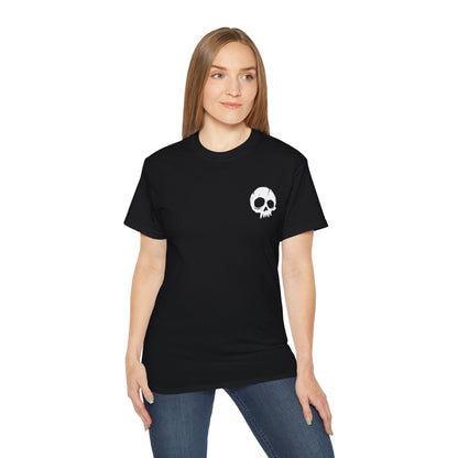 Raw Ink Skull - T-shirt unisexe