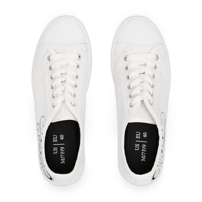 Moonlight - WOMEN'S low-top sneakers (black or white)