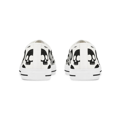 Skull Pattern - Baskets basses HOMME (noir ou blanc)