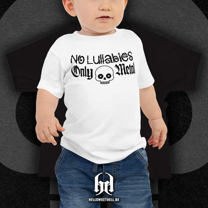 No Lullabies, Only Metal Logo Noir - T-shirt bébé et enfant