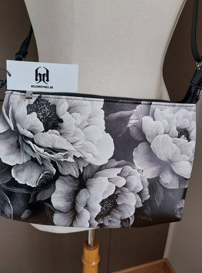 Dark Flowers - Sac à main en bandoulière