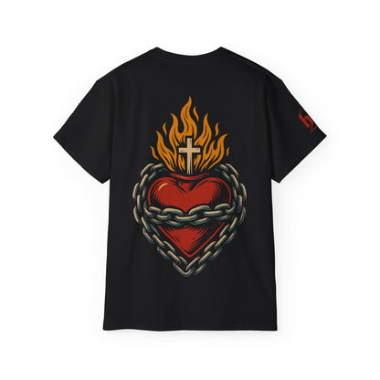 Coeur enchainé - T-shirt unisexe