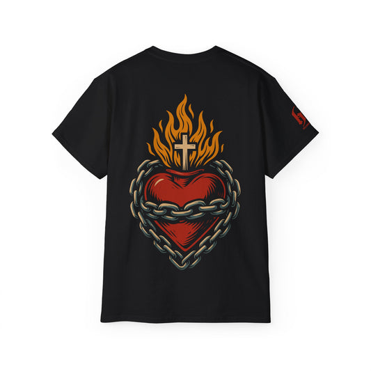 Coeur enchainé - T-shirt unisexe
