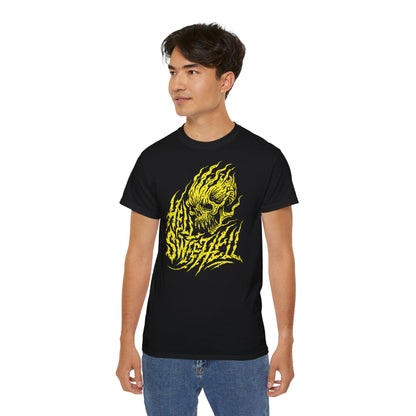 Vlammende Schedel "Hell Sweet Hell" Thrash Vibes - Unisex T-shirt
