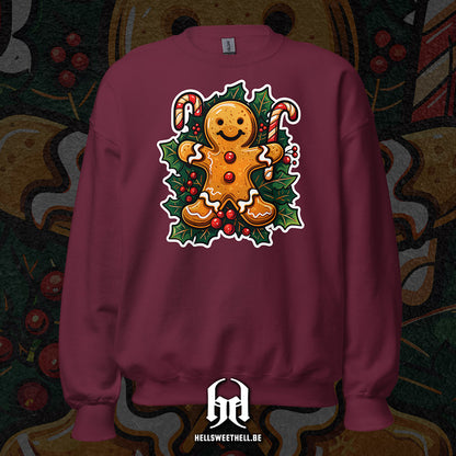 Le petit bonhomme en pain d'épice - Pull de Noël adultes