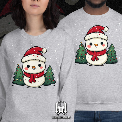 Draw me a snowman - Adult Christmas sweater