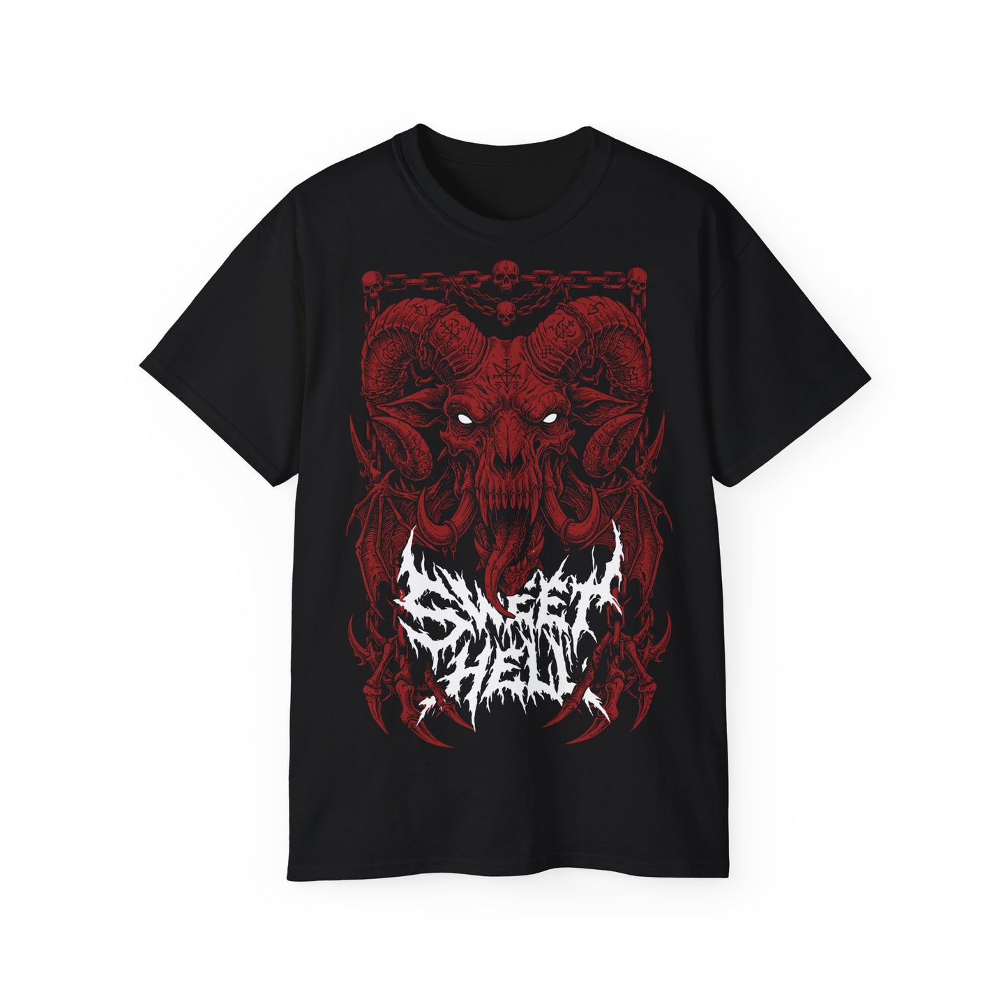 Baphomet Death Metal  Dark Artwork - T-shirt unisexe
