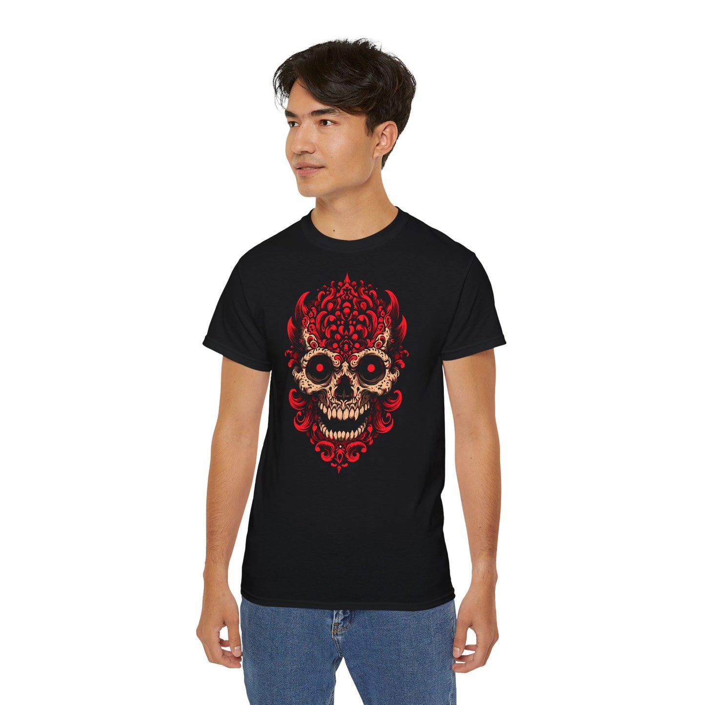 Crâne Ornemental Neo-Trad - T-shirt unisexe
