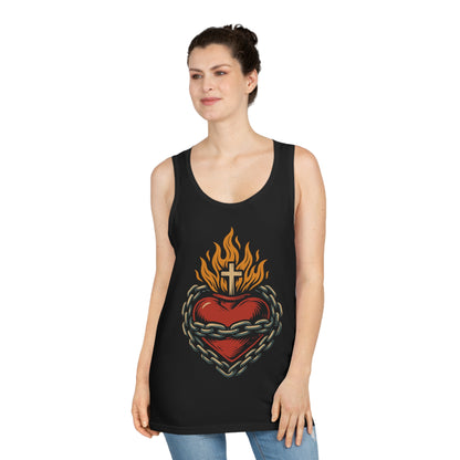 Chained Heart - Unisex tanktop