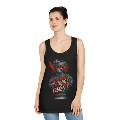 Niets om te gehoorzamen - Unisex tanktop